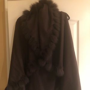 Cashmere Pancho/ Shrug